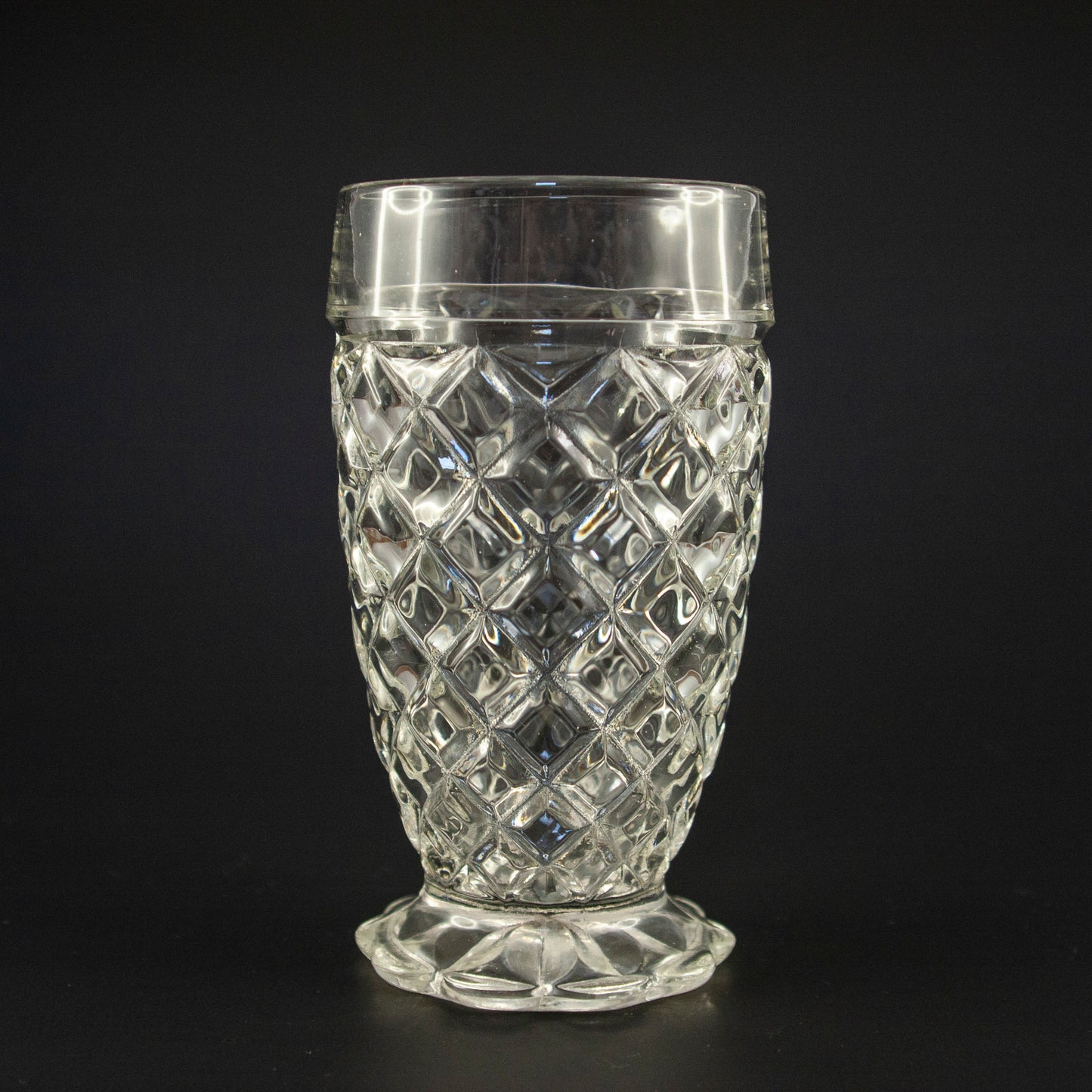 Parfait Glass with Diamond Pattern