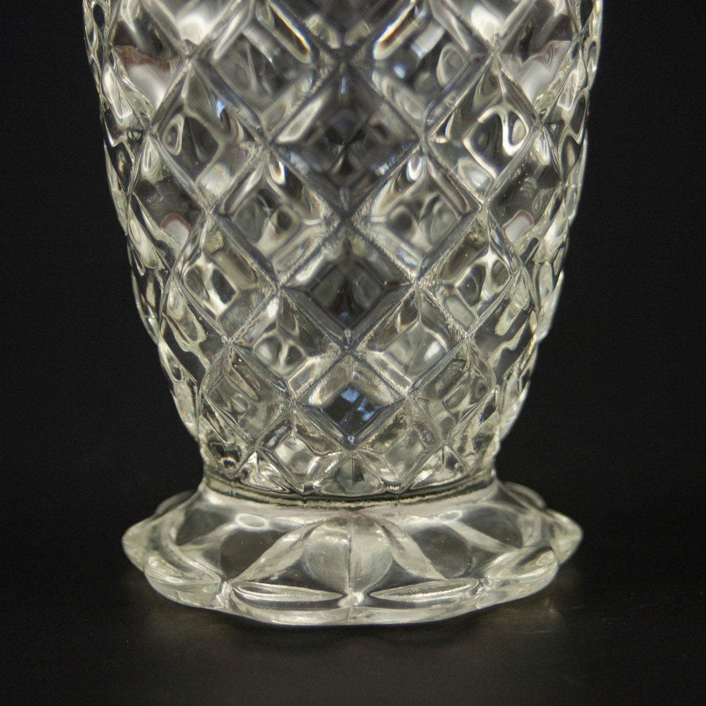Parfait Glass with Diamond Pattern