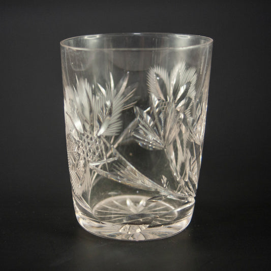 Glass with Wheat Pattern