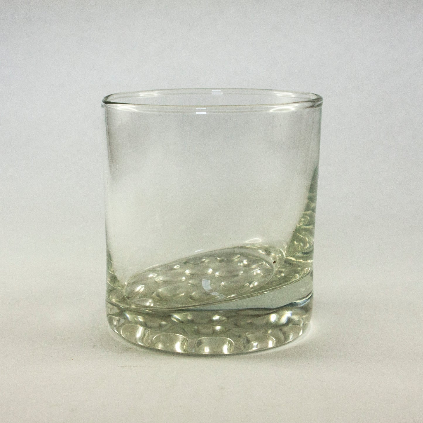 Asymmetric Bubble Bottom Glass