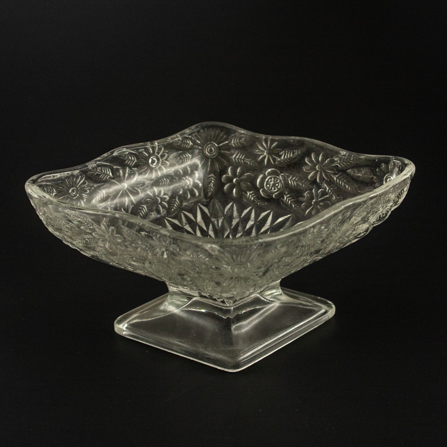 Floral Diamond Shaped Dish • Mary Todd Lincoln