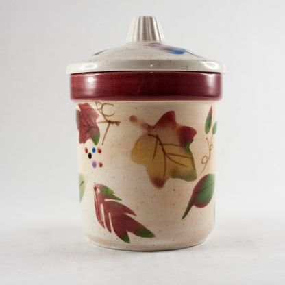 Autumn Leaves Canister