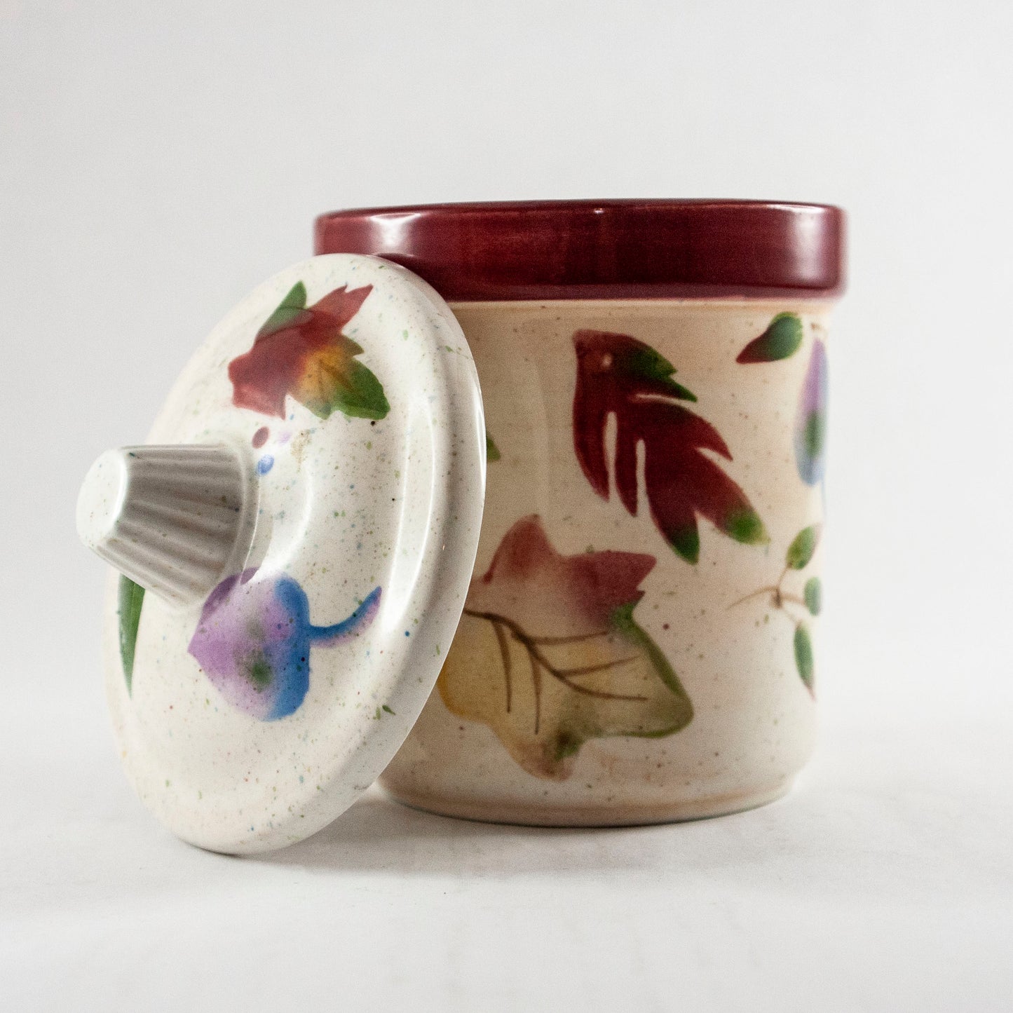 Autumn Leaves Canister