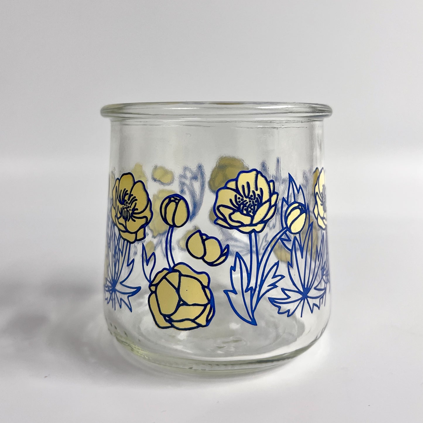 Recycled Glass Jar with print